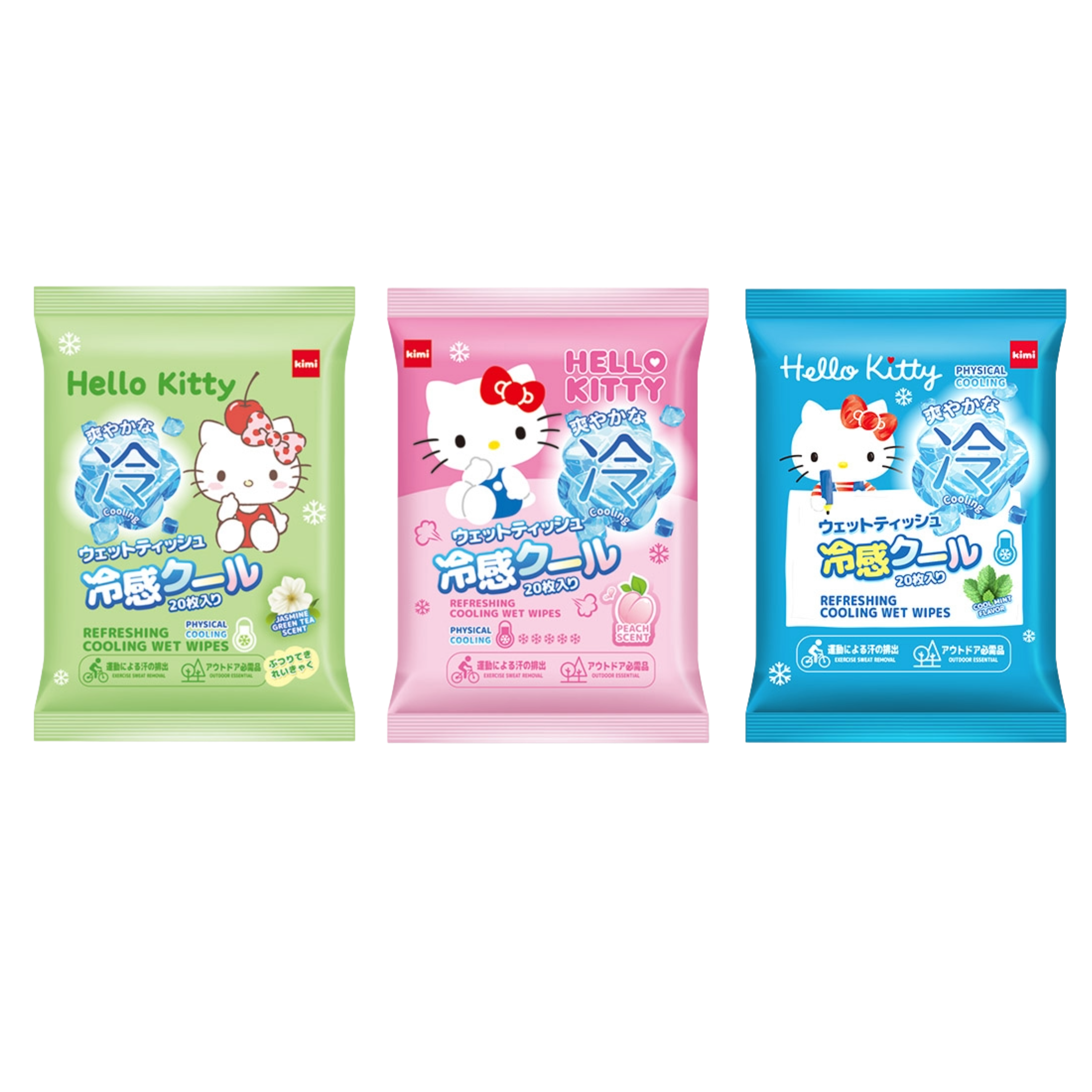 Refreshing Cooling Wet Wipes